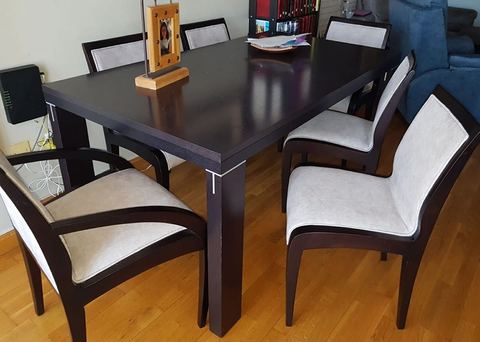 Sillas de comedor tapizadas